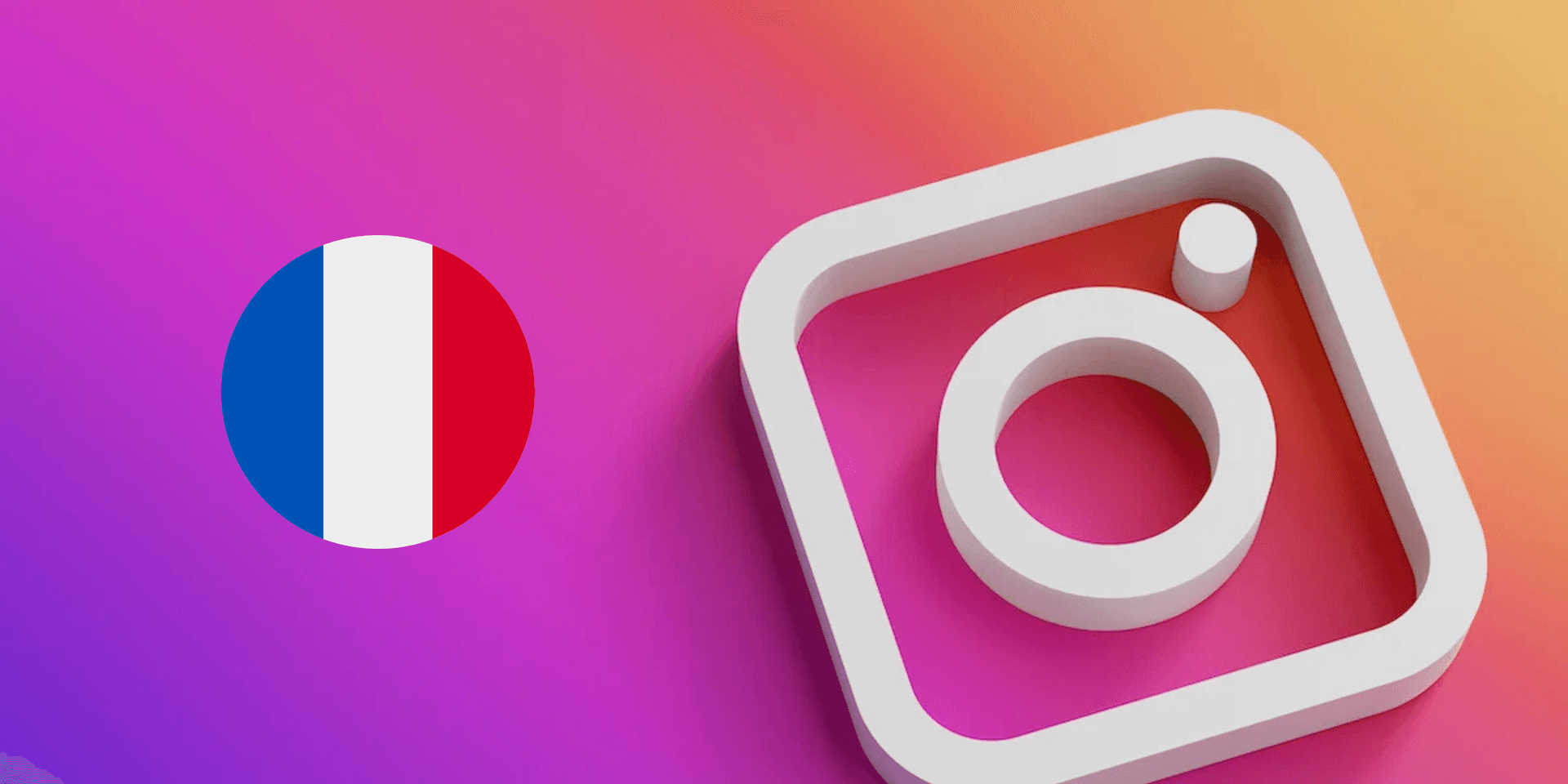 %100 organic instagram followers from FRANCE - Main Image