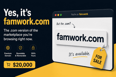 Selling famwork.com on fam.work Because Why Not - Thumbnail 1
