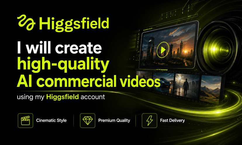 i will create a cinematic AI ad video with Higgsfield