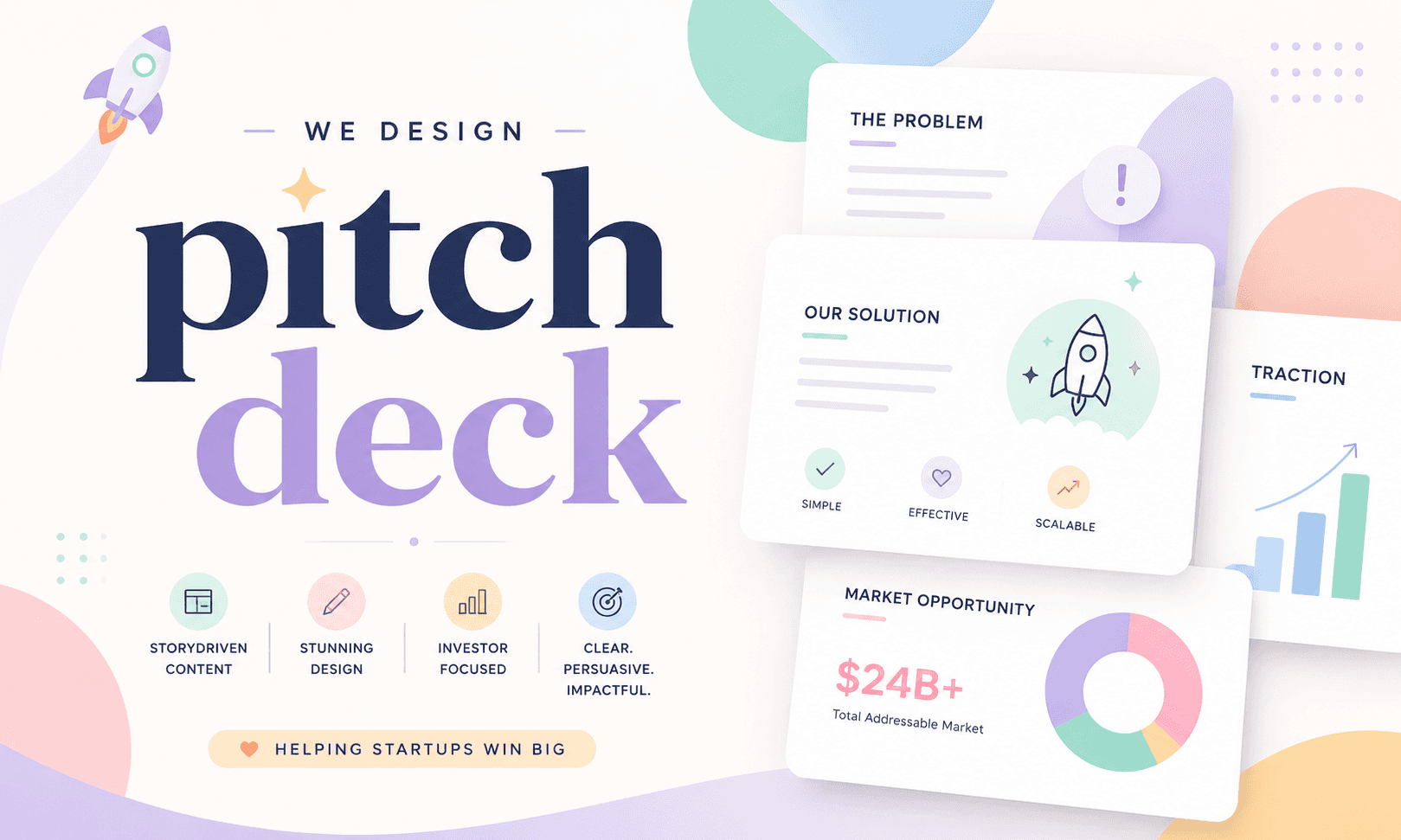 I will create a powerful investor-ready pitch deck for your startup - Main Image